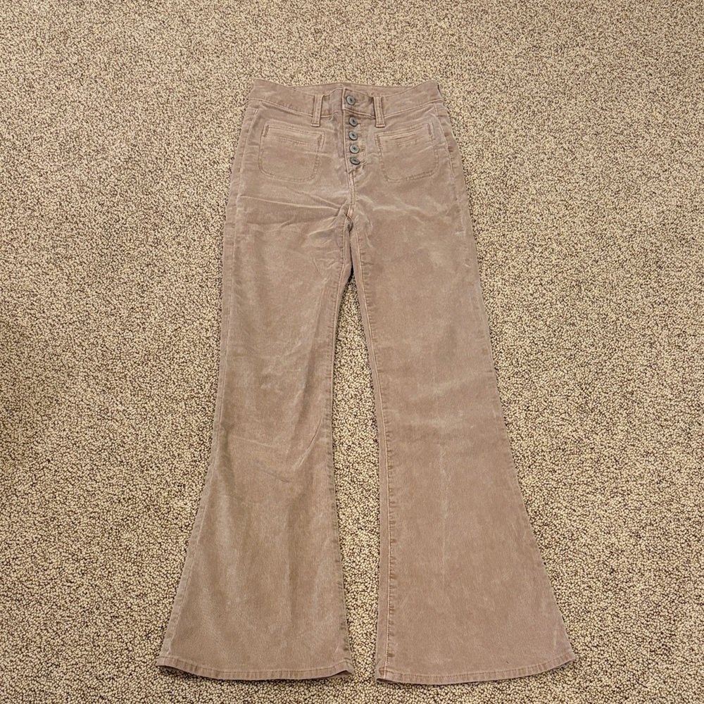 American Eagle Outfitters Brown Flare Jeans